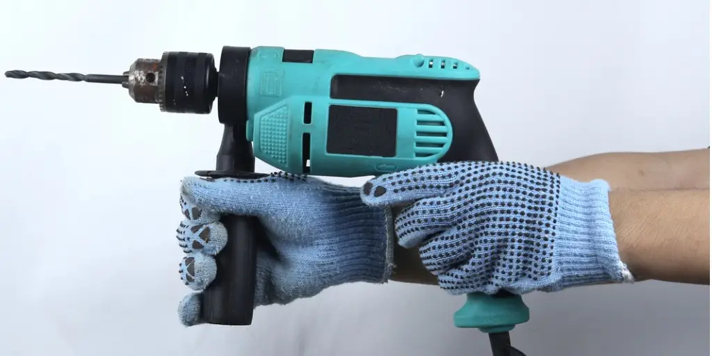 Handyman holding a drill