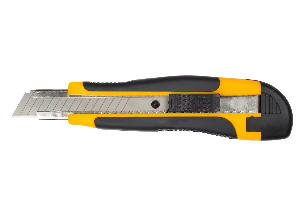 A sharp utility knife