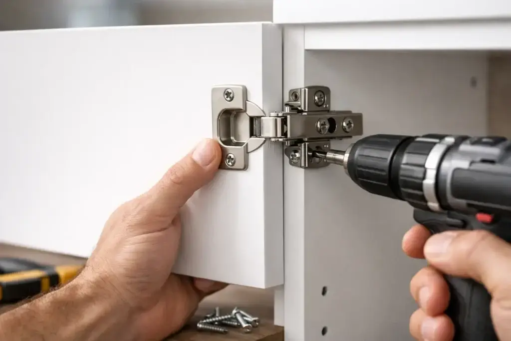 How to Install Cabinet Hinges for Clean Door Gaps